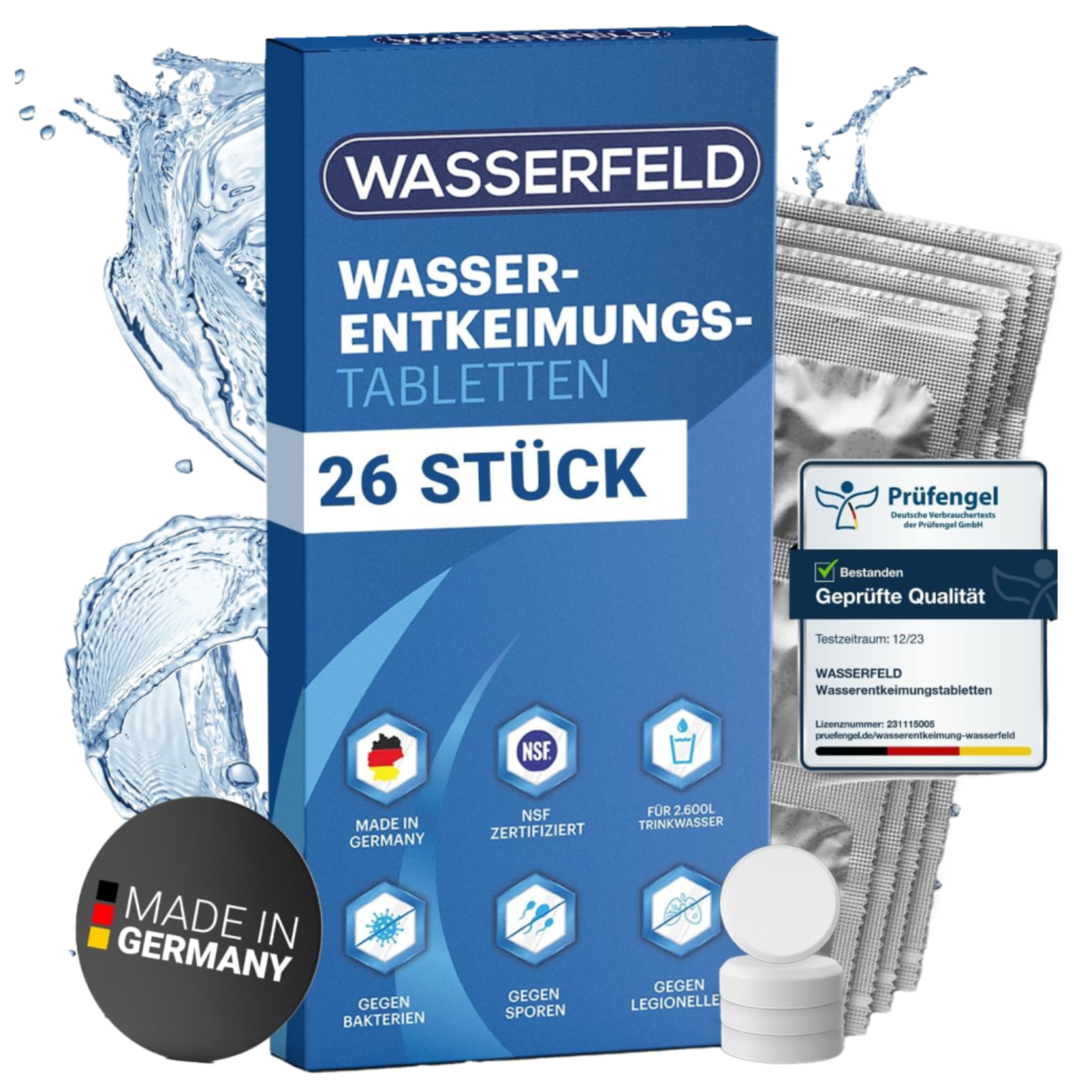 Wasserhygiene-Tabletten