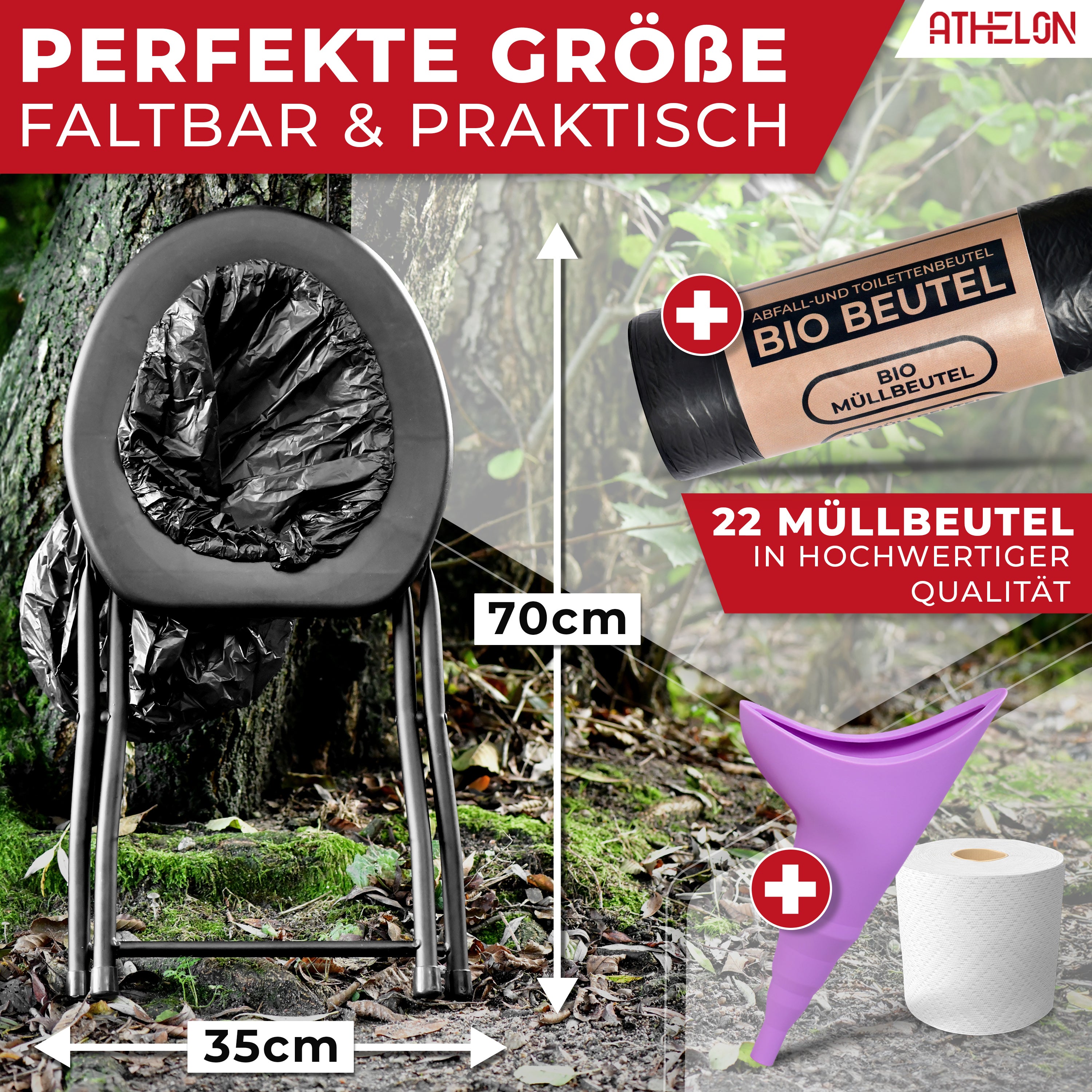 Campingtoilette faltbar