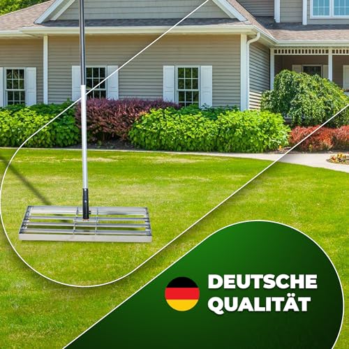 Rasenrakel mit Gummigriff