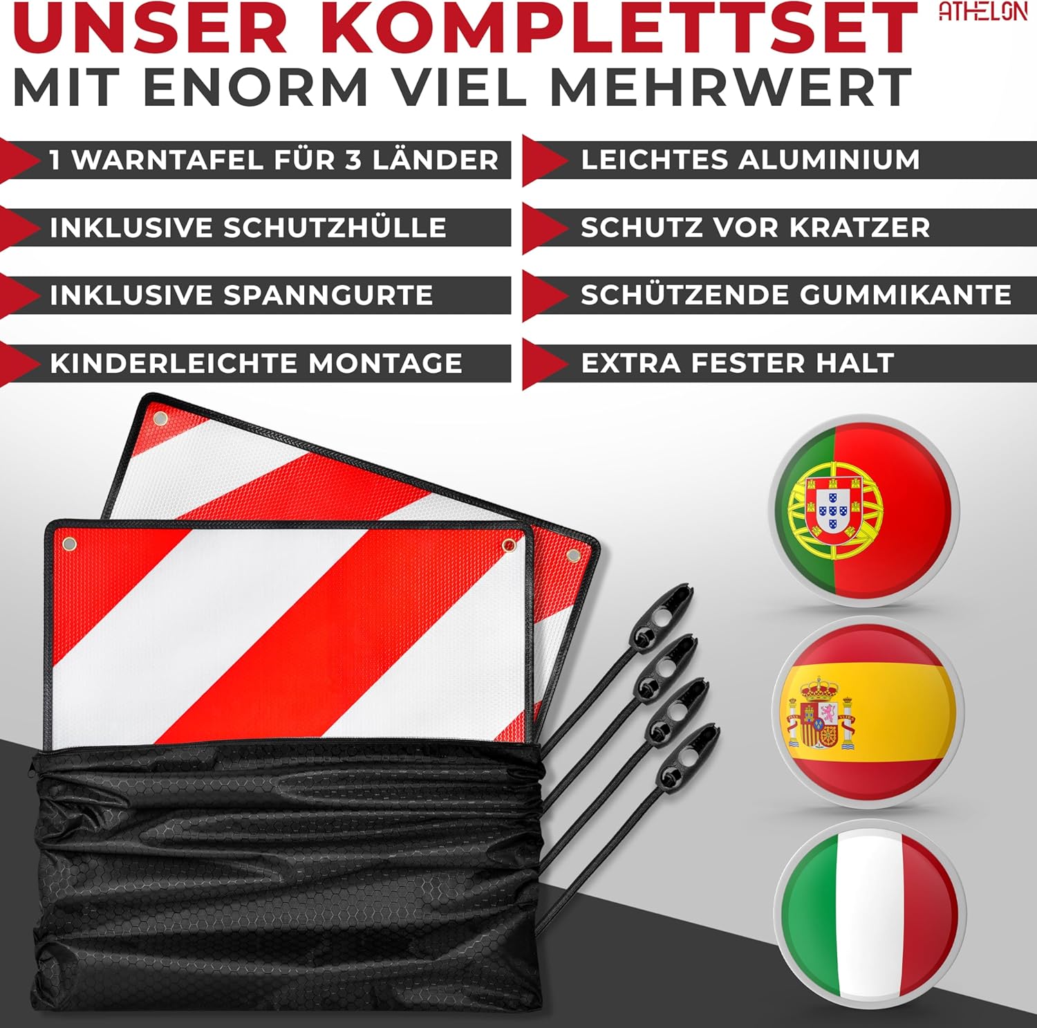 #Setinhalt_Warntafel + Spanner + Tasche
