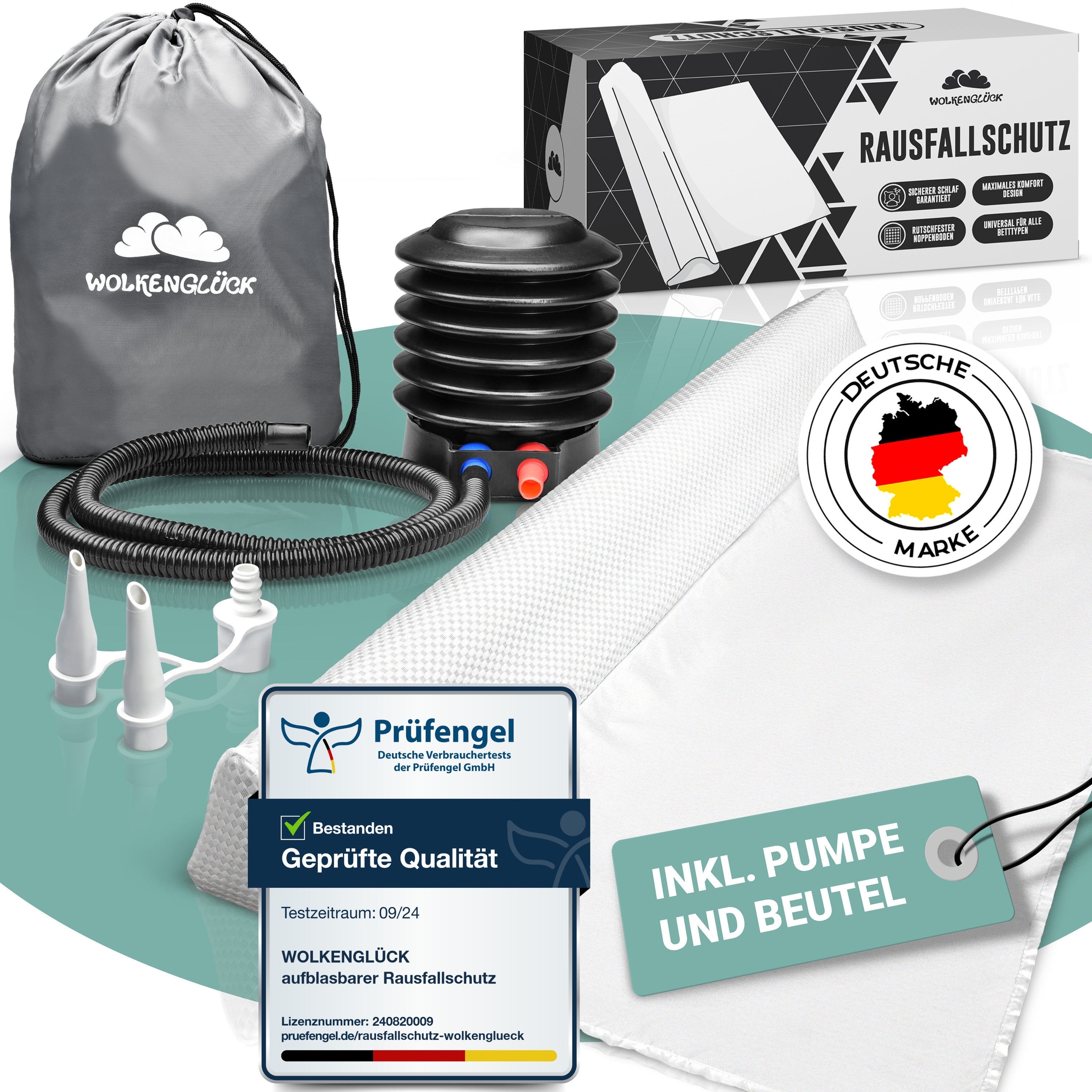Aufblasbarer Rausfallschutz