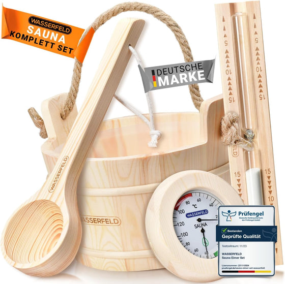 Sauna Eimer Set