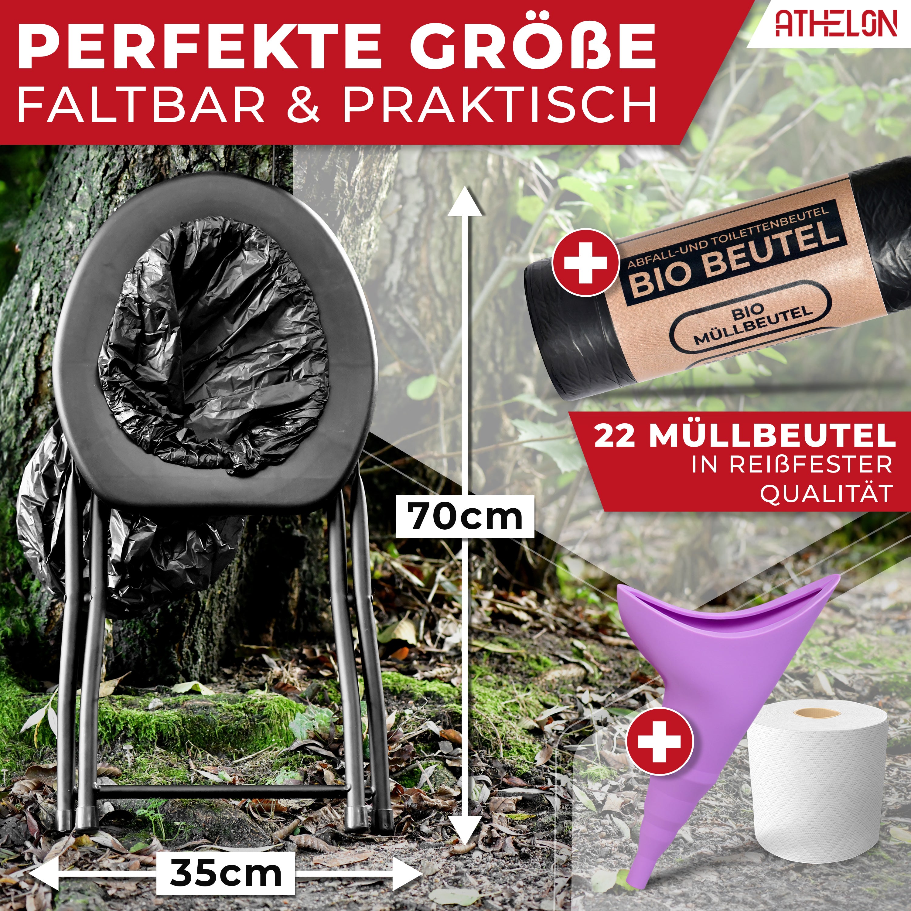 Campingtoilette faltbar
