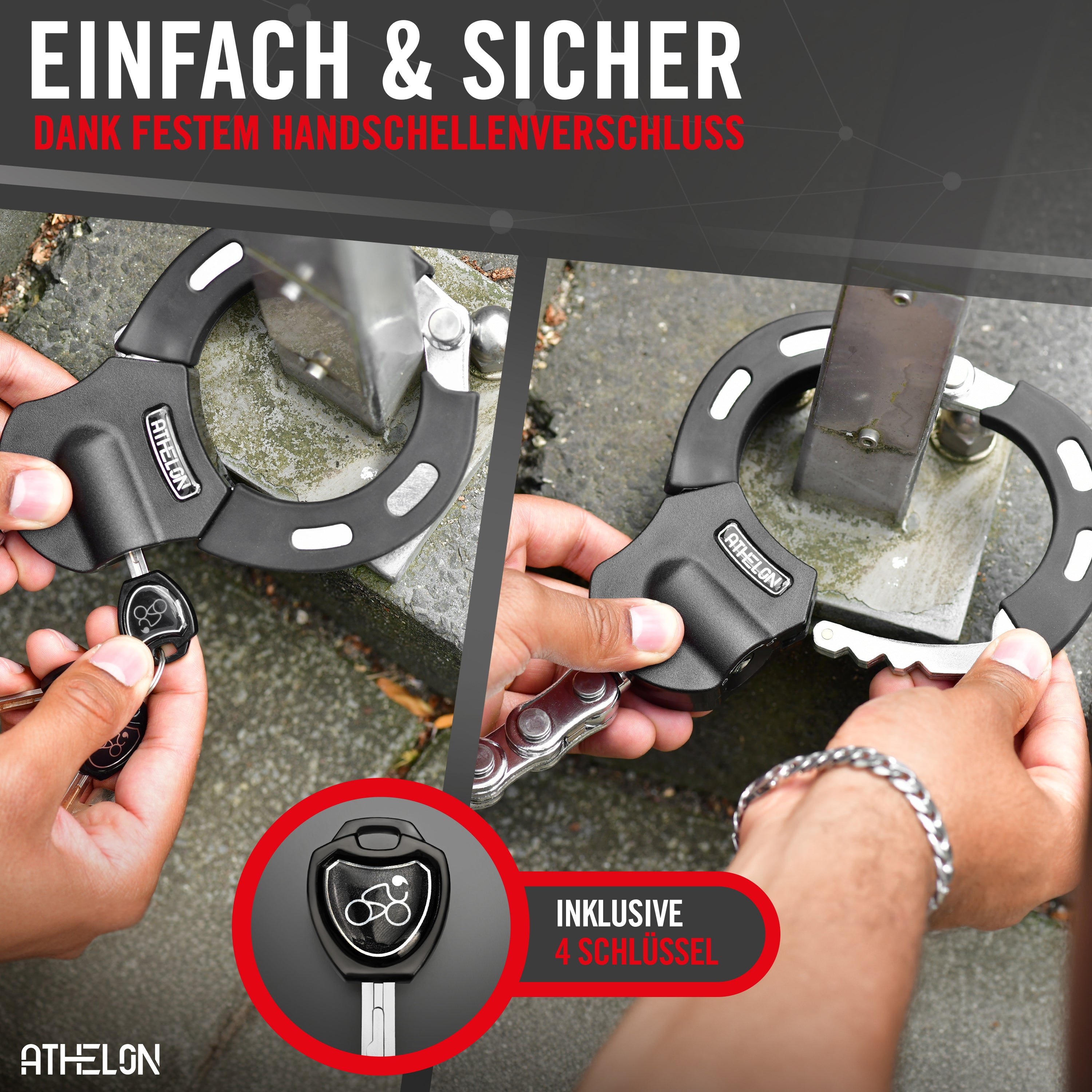 E Scooter Schloss [extra sicher]