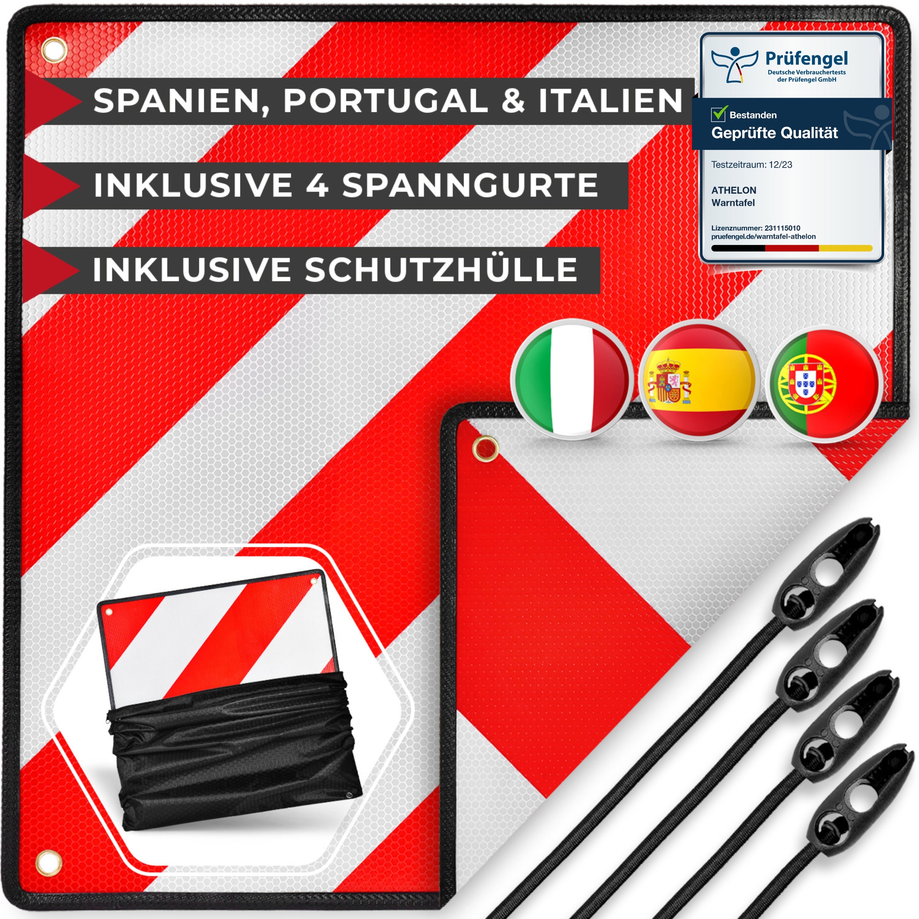#Setinhalt_Warntafel + Spanner + Tasche