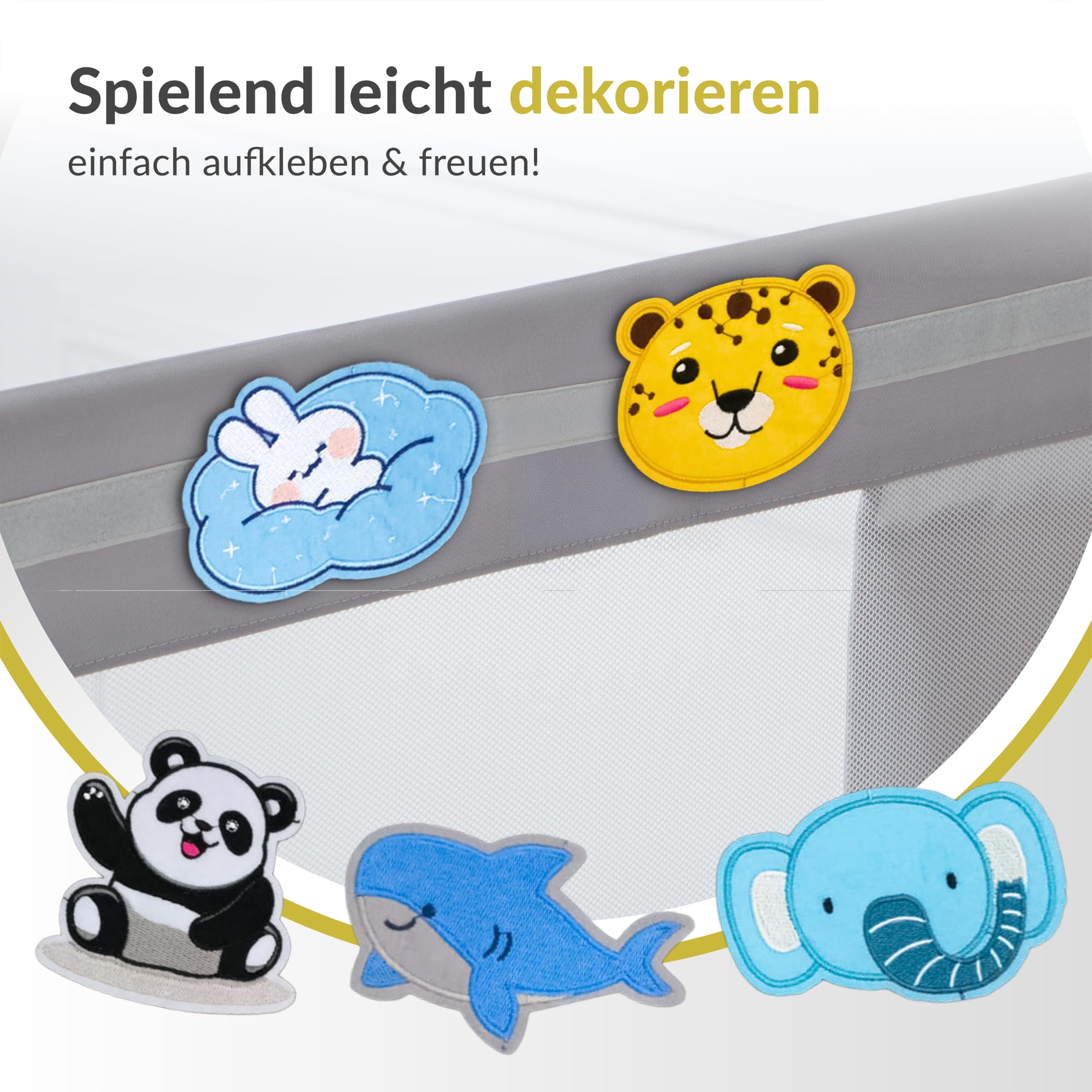 Wolkenglück Patch-Set für Bettrausfallschutz – Set Übersicht 2