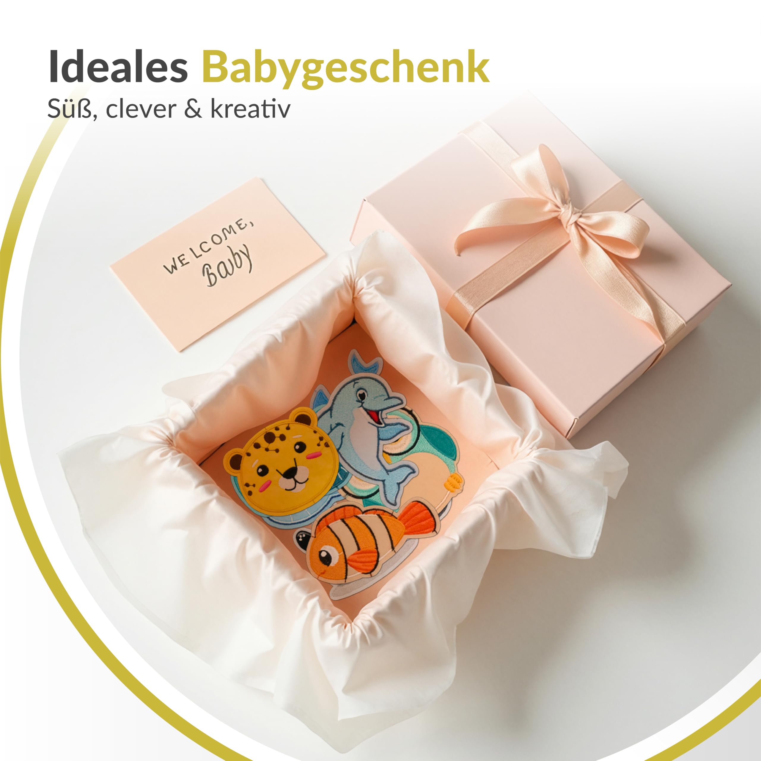 Wolkenglück Patch-Set für Bettrausfallschutz – Kinderzimmer Deko