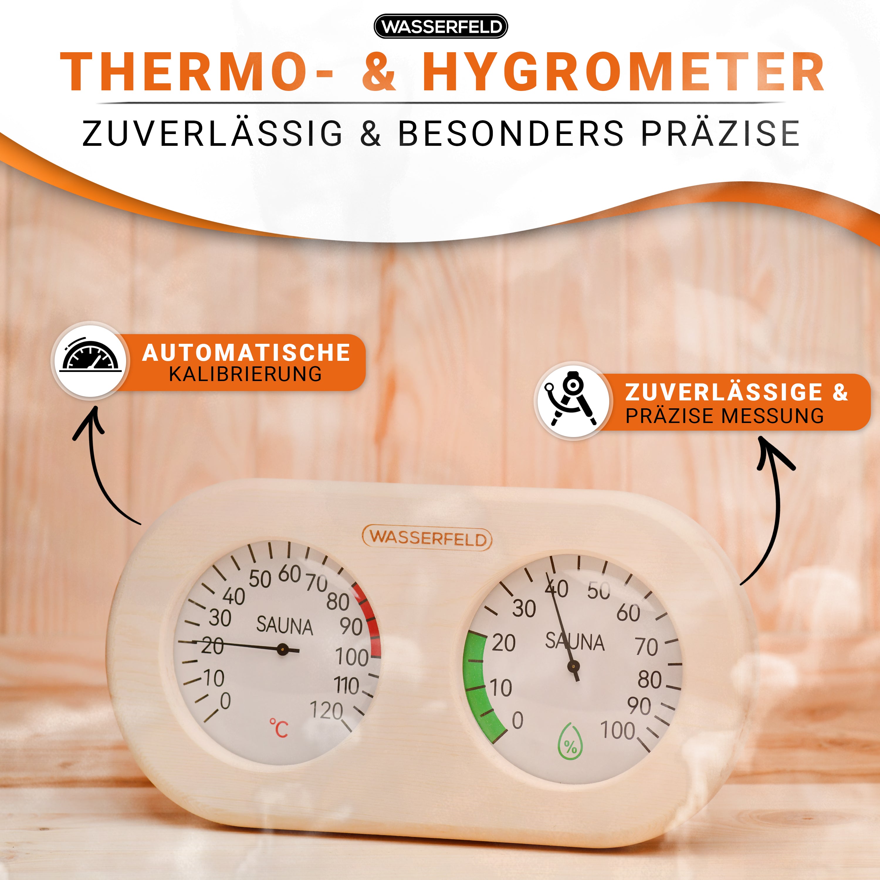 Sauna Thermometer Hygrometer