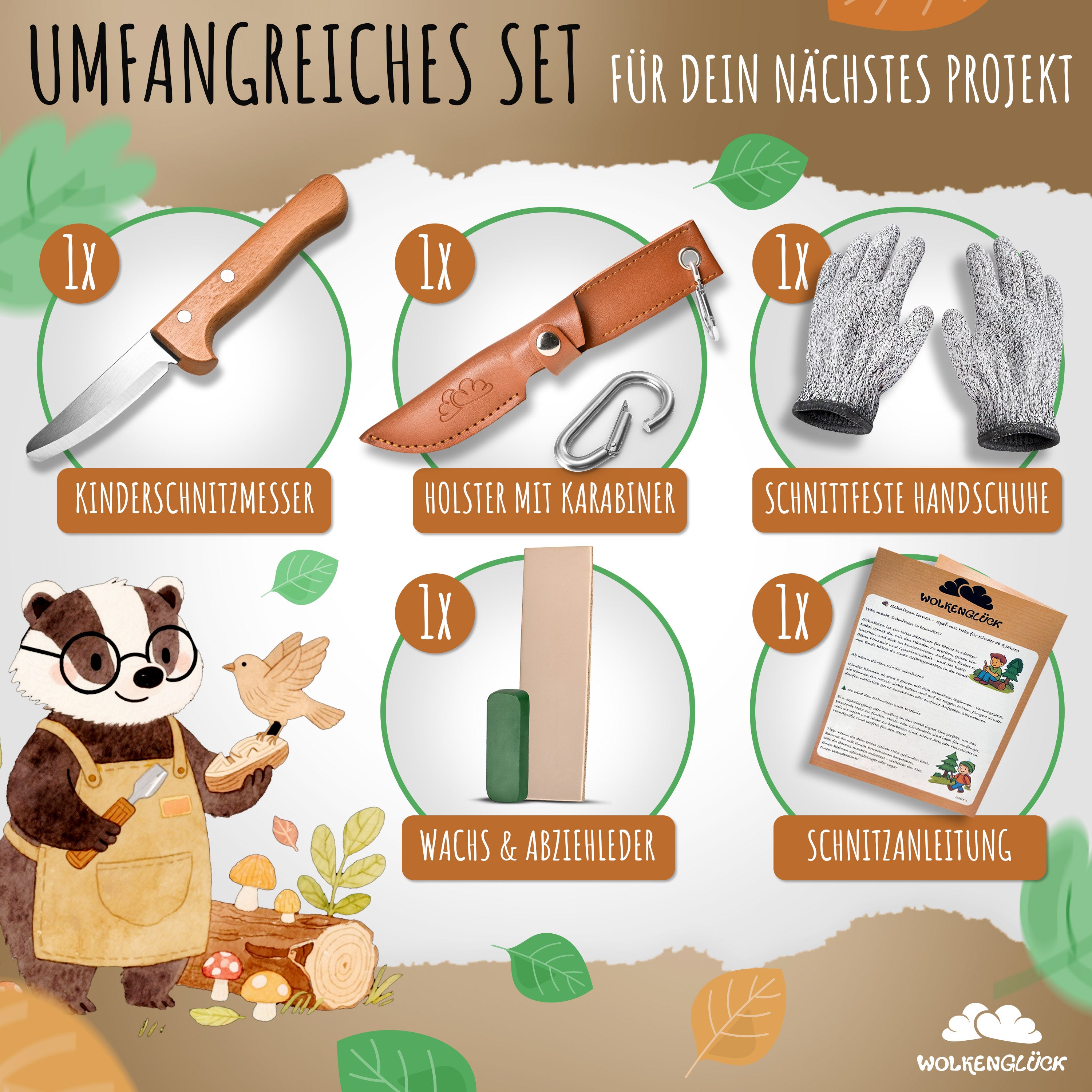 Schnitzmesser für Kinder