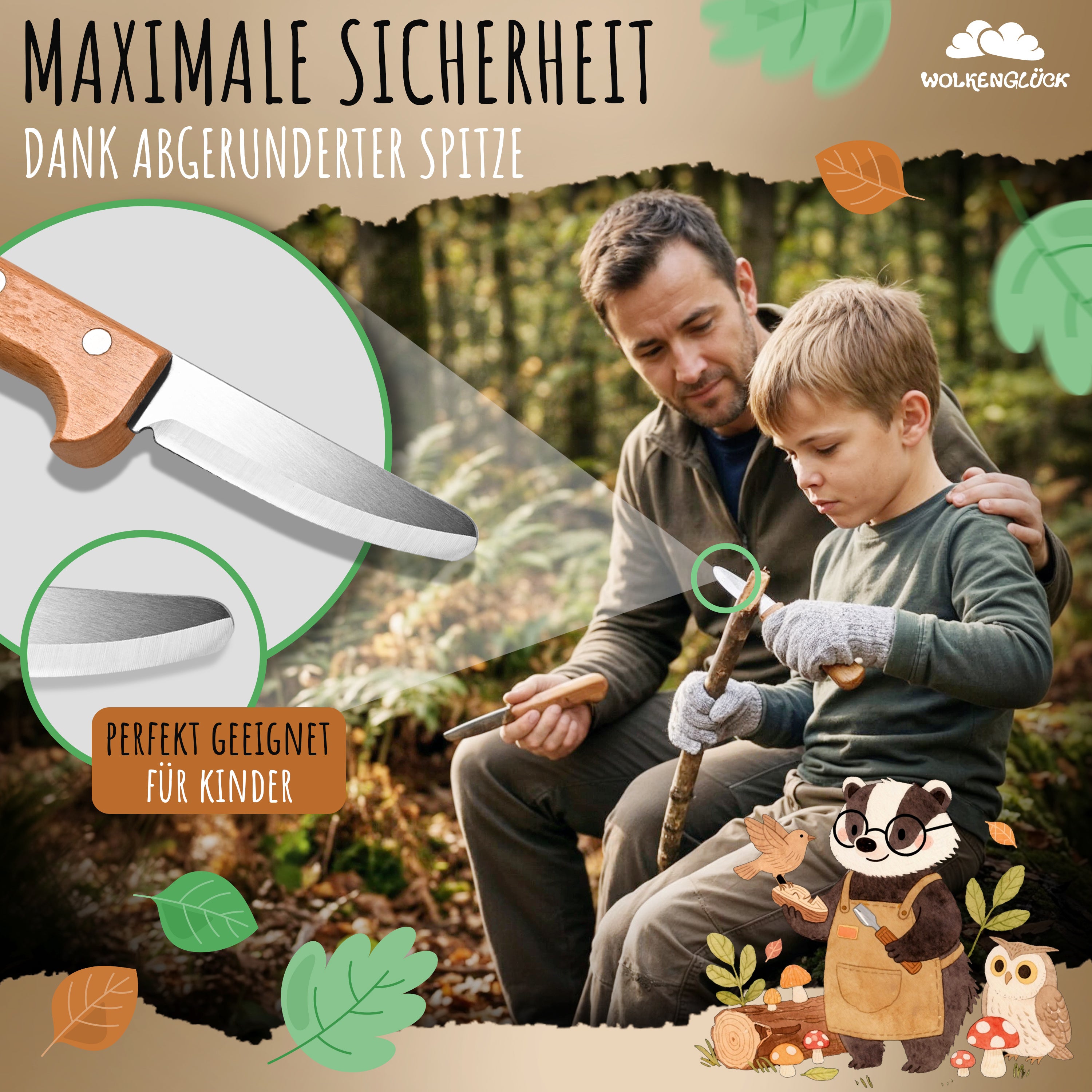 Schnitzmesser für Kinder