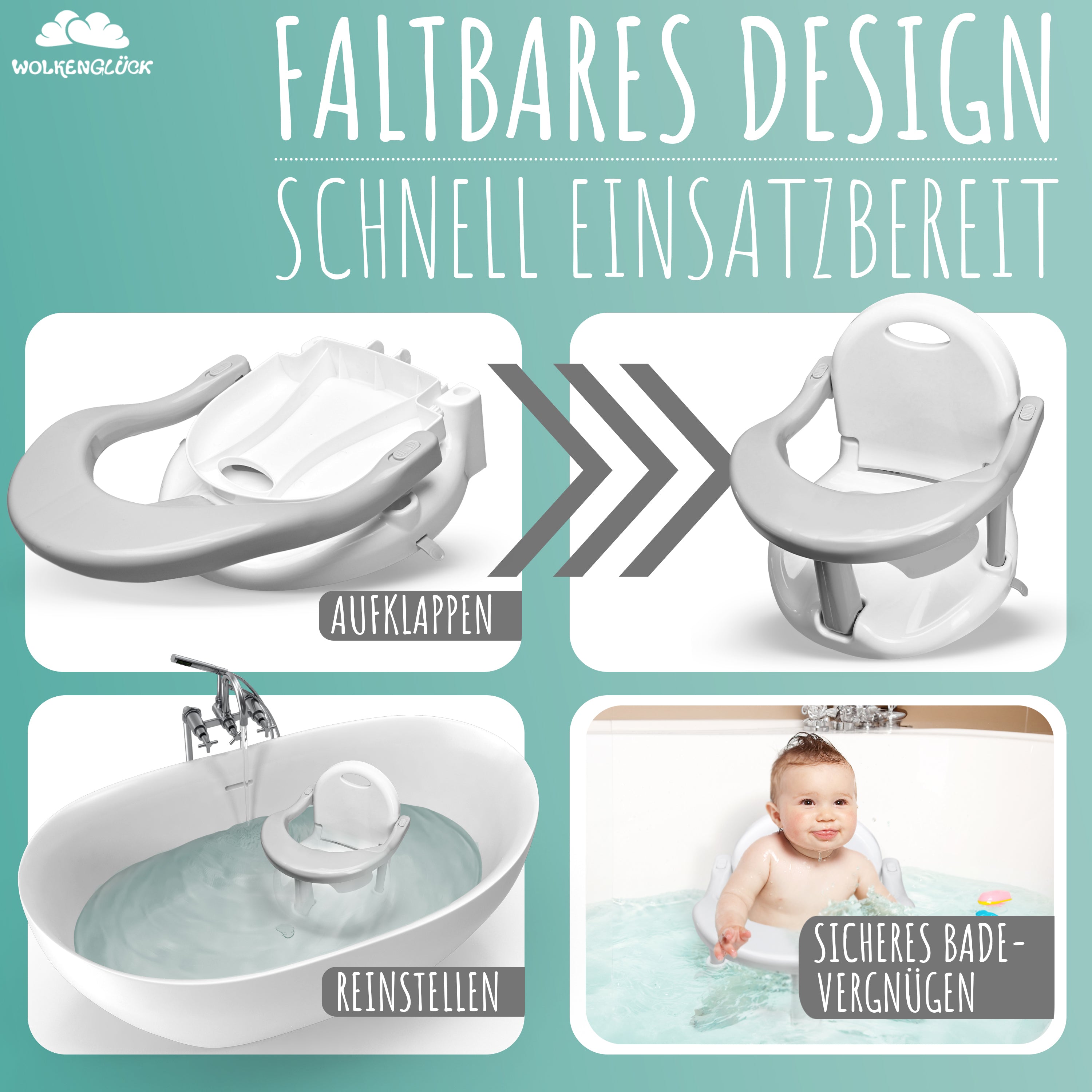 Badewannensitz Baby ab 6 Monate